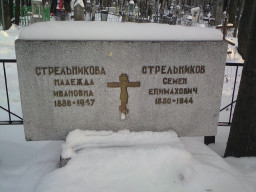 Захоронение Стрельниковых на Старом православном кладбище г. Пермь