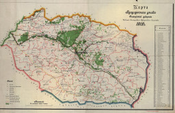 Карта Бузулукского уезда Самарской губернии 1912 г.